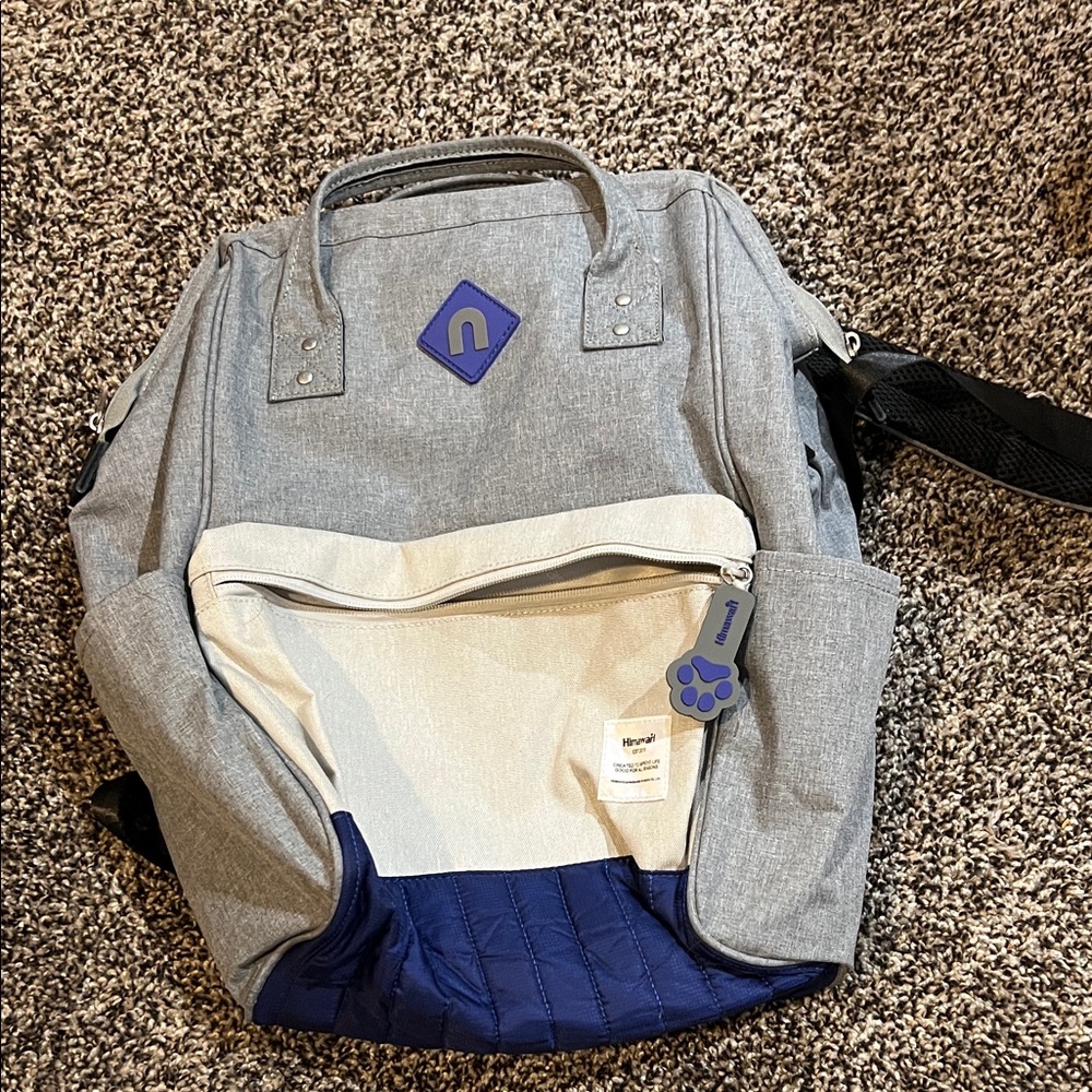 Gray Backpack-possible dog item